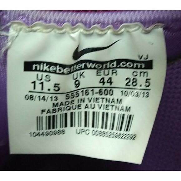 Nike Air Max Fusion Running Shoes Sneakers Women's Size 11.5 Pink Nike Running P - Picture 8 of 8